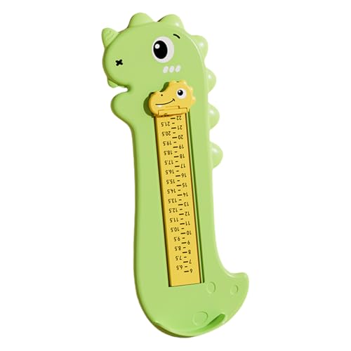 Kinder-Fußmaß | Cartoon-Kinderschuhgrößenmesser – tragbares Fußlängen-Messlineal für Jungen und Mädchen von Chienc