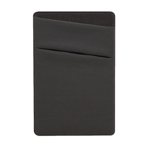 Klebrige Handy-Brieftaschen-Hülle mit zwei Fächern, wiederverwendbar, stark klebend, sicherer Kartenhalter für Smartphones und Handyhüllen, ideal für geschäftige Lebensstile, Outdoor-Aktivitäten von Chienc
