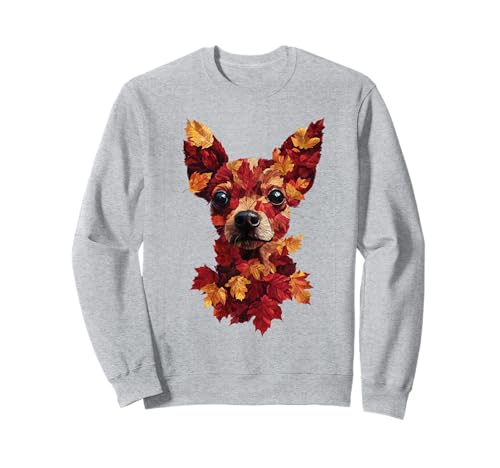 Chihuahua Herbstlaub Herbst Hund Chihuahua Mama Sweatshirt Chihuahua Herbstlaub Herbst Hund Chihuahua Mama Sweatshirt von Chihuahua Autumn Leaves - Fall Gifts