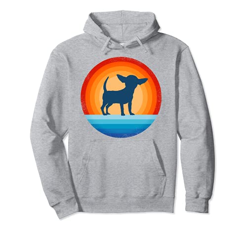 Chihuahua Retro Vintage 60er 70er Jahre Sonnenuntergang Hundeliebhaber Herren Damen Pullover Hoodie Chihuahua Retro Vintage 60er 70er Jahre Sonnenuntergang Hundeliebhaber Herren Damen Pullover Hoodie von Chihuahua DU Clothing