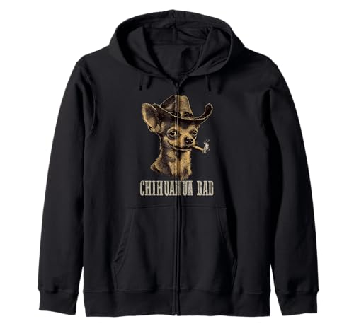 Herren Chihuahua Hund Vintage Best Chihuahua Dad Vatertag Kapuzenjacke Herren Chihuahua Hund Vintage Best Chihuahua Dad Vatertag Kapuzenjacke von Chihuahua Dad Funny Chihuahua Dog Father's Day