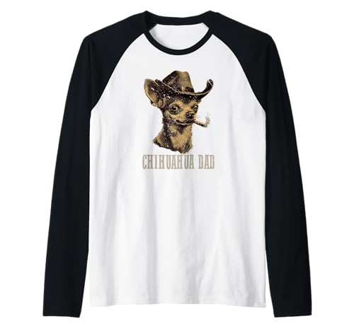 Herren Chihuahua Hund Vintage Best Chihuahua Dad Vatertag Raglan Herren Chihuahua Hund Vintage Best Chihuahua Dad Vatertag Raglan von Chihuahua Dad Funny Chihuahua Dog Father's Day
