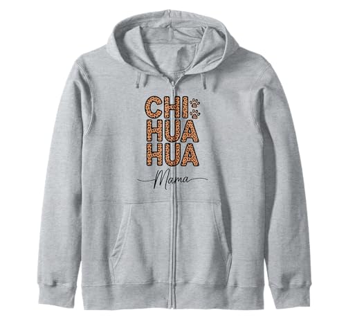 Leopardenmuster Chihuahua Mama Chihuahuas Kapuzenjacke Leopardenmuster Chihuahua Mama Chihuahuas Kapuzenjacke von Chihuahua Dog Lover Gifts