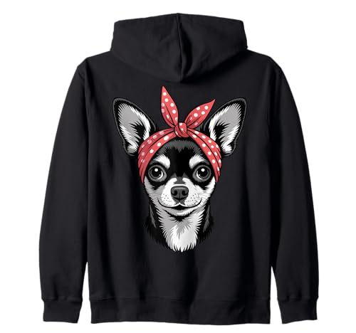 Mädchen Chihuahua Bandana Chihuahua Kapuzenjacke Mädchen Chihuahua Bandana Chihuahua Kapuzenjacke von Chihuahua Lover Gifts & Tees