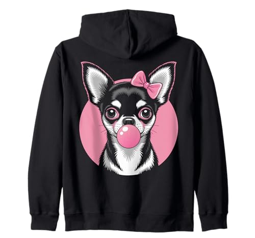 Mädchen Chihuahua Pink Bubblegum Chihuahua Kapuzenjacke Mädchen Chihuahua Pink Bubblegum Chihuahua Kapuzenjacke von Chihuahua Lover Gifts & Tees
