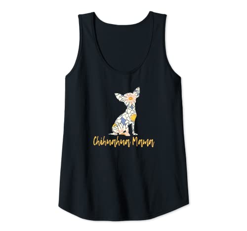 Damen Chihuahua Mama ärmelloses Top Chihuahua Mama Tank Top von Chihuahua Womens Clothes and Gifts