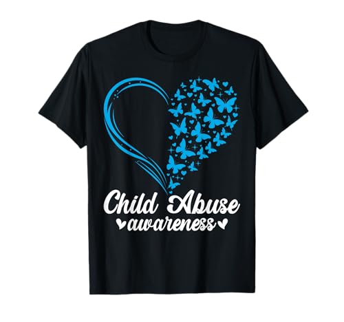 Monat des Kindesmissbrauchs Sensibilisierung Kinder Emotionaler Missbrauch Kindesmissbrauch T-Shirt von Child Abuse Awareness Apparel