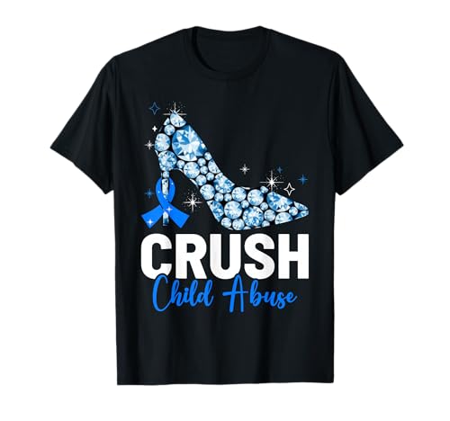 Crush Child Missuse Blue Ribbon Kids Missuse Prevention T-Shirt Crush Child Missuse Blue Ribbon Kids Missuse Prevention T-Shirt von Child Abuse Awareness Tees