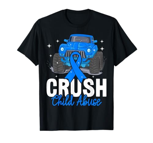 Crush Child Missuse Funny Monster Truck Kids Missuse Prevention T-Shirt Crush Child Missuse Funny Monster Truck Kids Missuse Prevention T-Shirt von Child Abuse Awareness Tees