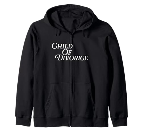 Scheidungskind Kinder Geschiedene Eltern Trennung sarkastisch Kapuzenjacke von Child Of Divorce Separated Parents Funny Divorce