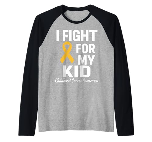 Kindheitskrebs-Bewusstsein Mama Papa Raglan von Childhood Cancer Awareness Mom Dad Tees