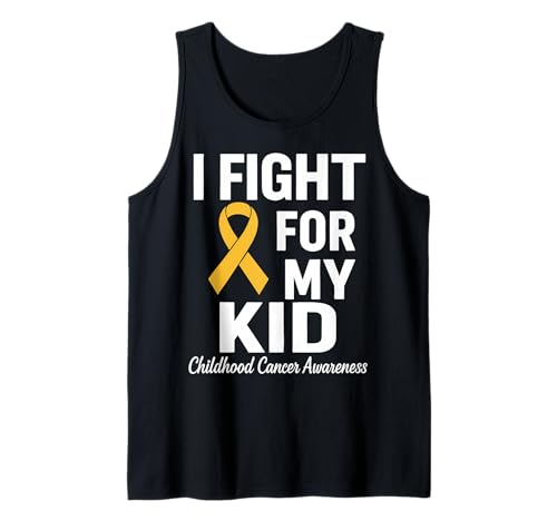 Kindheitskrebs-Bewusstsein Mama Papa Tank Top von Childhood Cancer Awareness Mom Dad Tees