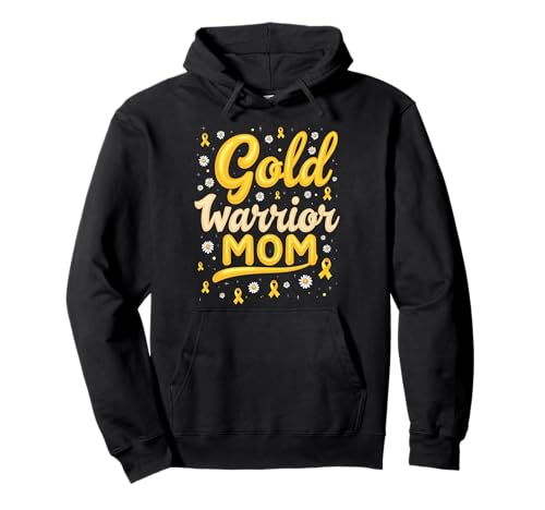 Kindheitskrebs-Bewusstsein Mama Pullover Hoodie von Childhood Cancer Awareness Mom Support Apparel