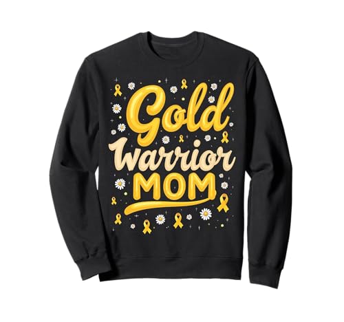 Kindheitskrebs-Bewusstsein Mama Sweatshirt von Childhood Cancer Awareness Mom Support Apparel