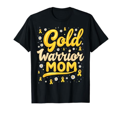 Kindheitskrebs-Bewusstsein Mama T-Shirt von Childhood Cancer Awareness Mom Support Apparel