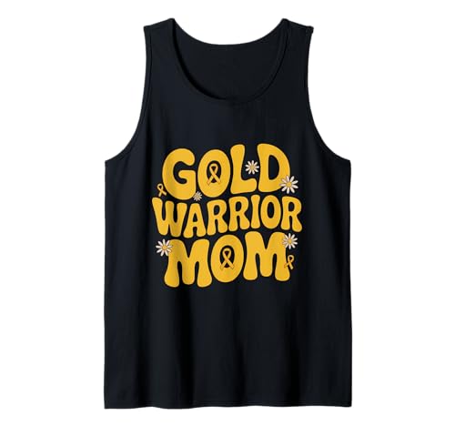 Kindheitskrebs-Bewusstsein Mama Tank Top von Childhood Cancer Awareness Mom Support Apparel