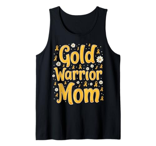 Kindheitskrebs-Bewusstsein Mama Tank Top von Childhood Cancer Awareness Mom Support Apparel