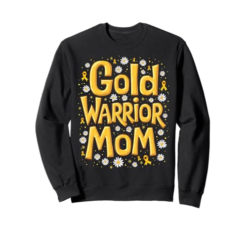 Kindheitskrebs-Bewusstsein Mama Sweatshirt von Childhood Cancer Awareness Mom Support Tees