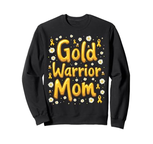 Kindheitskrebs-Bewusstsein Mama Sweatshirt von Childhood Cancer Awareness Mom Support Tees