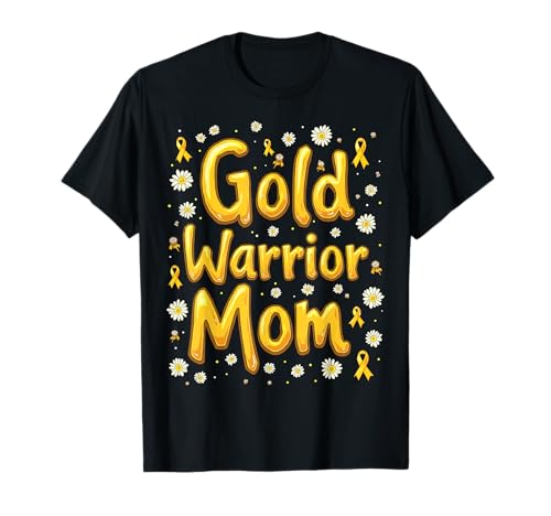 Kindheitskrebs-Bewusstsein Mama T-Shirt von Childhood Cancer Awareness Mom Support Tees