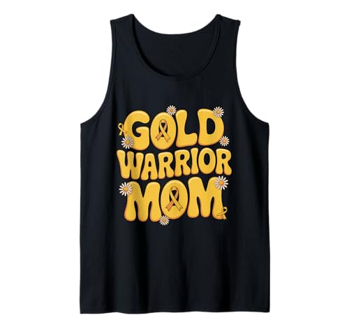 Kindheitskrebs-Bewusstsein Mama Tank Top von Childhood Cancer Awareness Mom Support Tees