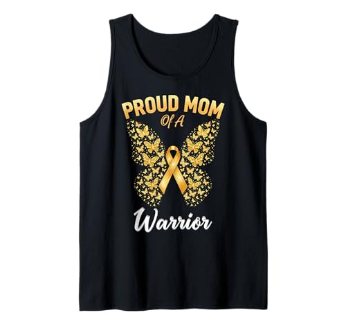 Kindheitskrebs-Bewusstsein Mama Tank Top von Childhood Cancer Awareness Mom Tees & Gifts