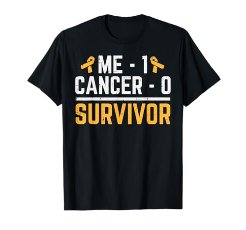 Me 1 Kinderkrebs 0 Survivor Awareness Jungen Mädchen Kinder T-Shirt von Childhood Cancer Shirts For Boys Girls Kids Gift