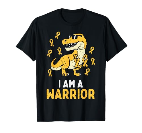 Trex Warrior Kindheitskrebsband, Bewusstsein, Dinosaurier, Jungen T-Shirt von Childhood Cancer Shirts For Boys Girls Kids Gift