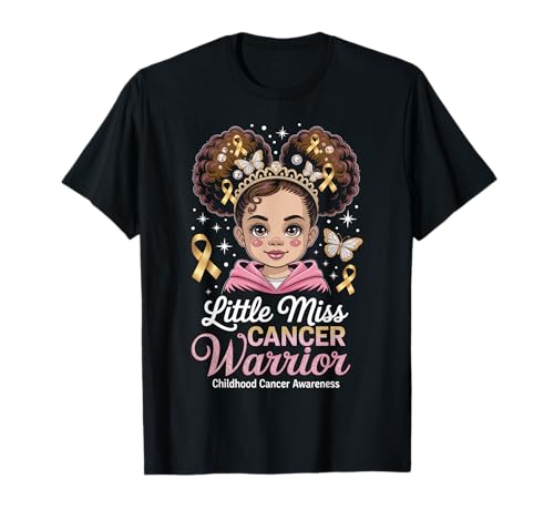 Kindheit Krebs Krieger Mädchen September Bewusstsein Kinder T-Shirt Kindheit Krebs Krieger Mädchen September Bewusstsein Kinder T-Shirt von Childhood Cancer Tees NYC