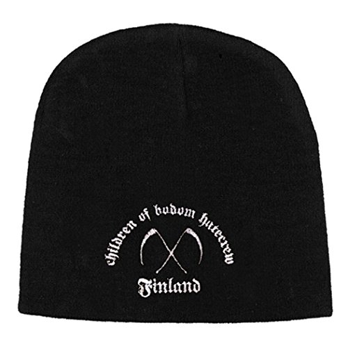 Children Of Bodom Strickmütze - Hatecrew/Finland - Children Of Bodom Beanie Mütze - Gestickt & Lizenziert von Children of Bodom