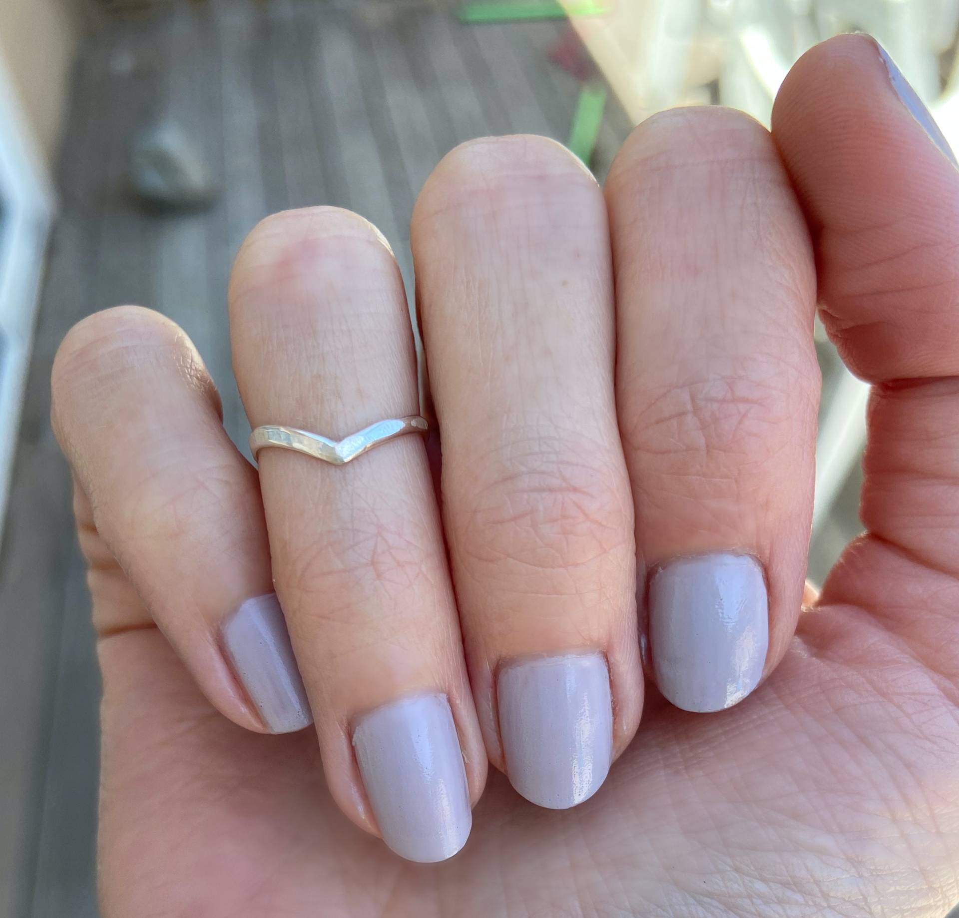 Midi Ringe, Knöchelring Aus Sterlingsilber, Chevron Ring - Midiring, Silberring von ChildrenofFlowers