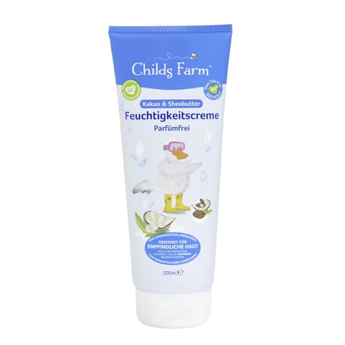 Childs Farm Kinder Feuchtigkeitscreme 200 ml, parfümfrei, beruhigt und spendet Feuchtigkeit | Geeignet für trockene, empfindliche und auch zu Neurodermitis neigende Haut Childs Farm Kinder Feuchtigkeitscreme 200 ml, parfümfrei, beruhigt und spendet Feuchtigkeit | Geeignet für trockene, empfindliche und auch zu Neurodermitis neigende Haut von Childs Farm