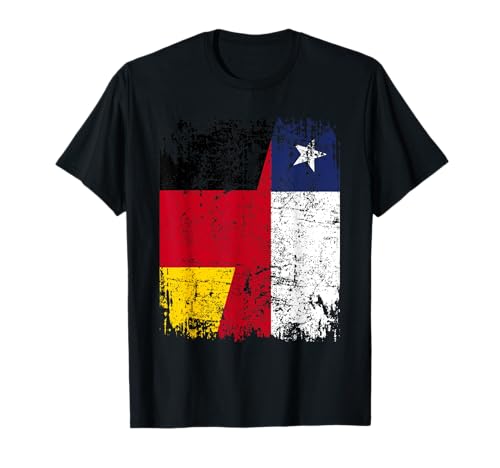 CHILE DEUTSCHLAND Flagge | Damen Herren Kinder | Chile T-Shirt CHILE DEUTSCHLAND Flagge | Damen Herren Kinder | Chile T-Shirt von Chile Family Shop