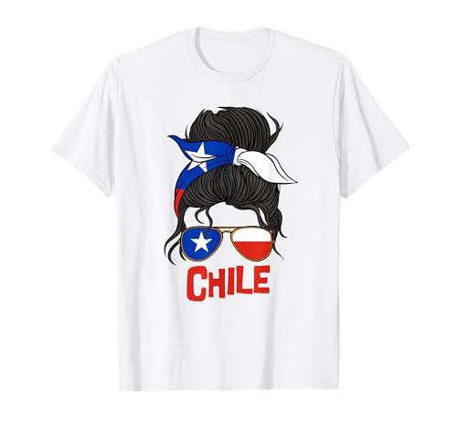 Chile For Girl Chilena-Flagge für Damen T-Shirt Chile For Girl Chilena-Flagge für Damen T-Shirt von Chile for Girls and Women