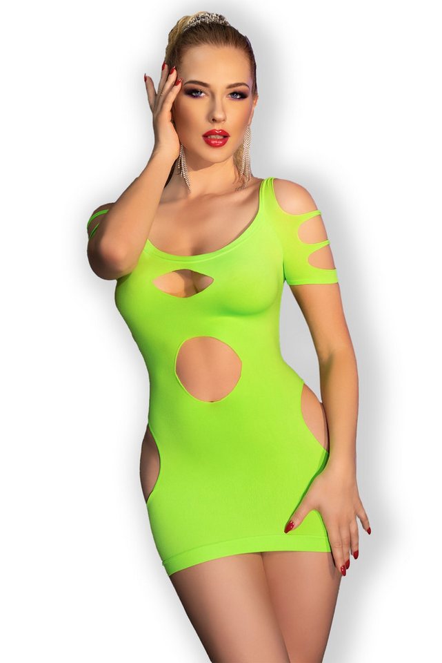 Chilirose Minikleid Chilirose - Nahtloses Minikleid CR4671 neongrün Chilirose Minikleid Chilirose - Nahtloses Minikleid CR4671 neongrün von Chilirose