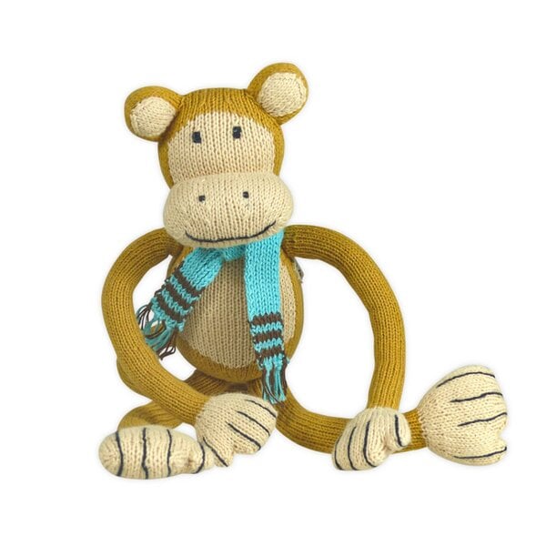 Chill n Feel Strick-Kuscheltier, Affe, 39 cm, Bio-Baumwolle, Fairer Handel von Chill n Feel