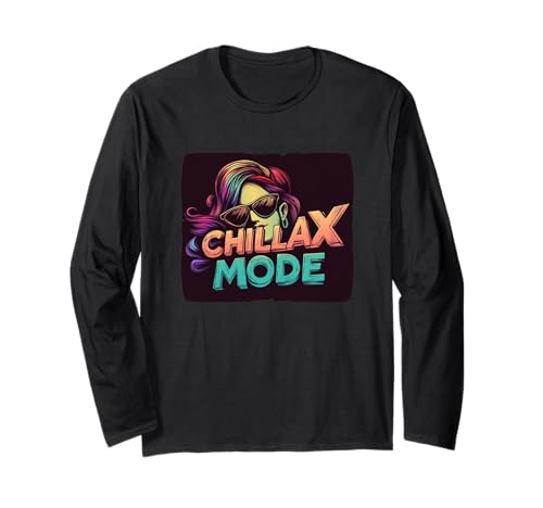 Lustiges Mädchen im Chillax-Modus Langarmshirt Lustiges Mädchen im Chillax-Modus Langarmshirt von Chillax Mode