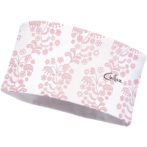 Chillaz Damen Flower Rose Stirnband, white-pink, ONE SIZE von Chillaz