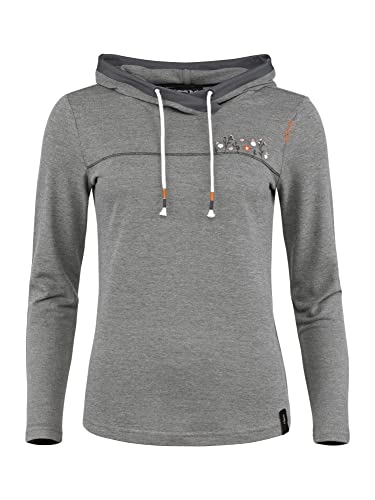 Chillaz Damen Gilfert Hoodie, anthrazit Melange, 36 von Chillaz