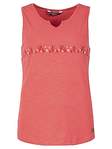 Chillaz Damen Korfu Flower Meadow Top, red, 40 von Chillaz