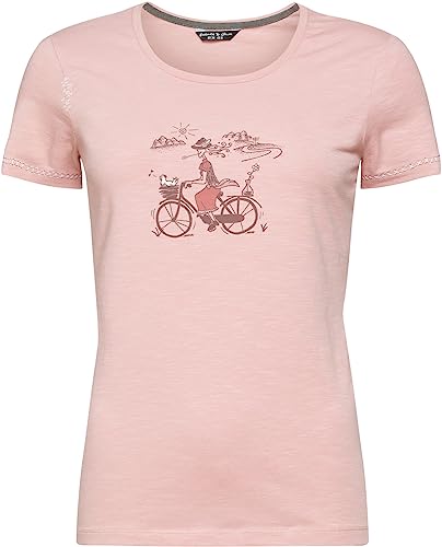 Chillaz Gandia Tyrolean Trip T-Shirt Women, 42/42 Damen, Rose von Chillaz