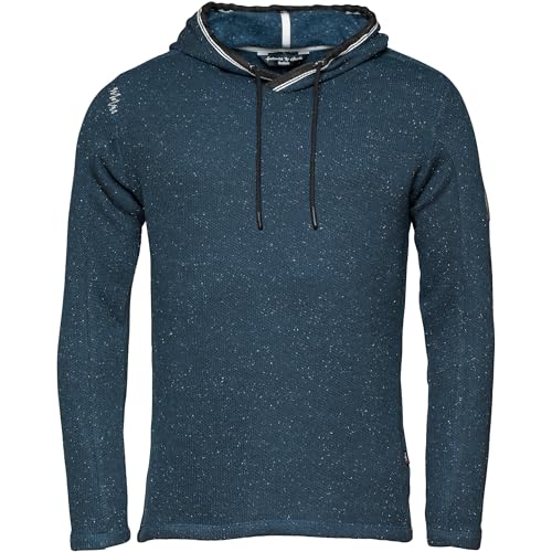 Chillaz Herren Alicante Logo 2.0 Hoodie, Blue Melange, XXL von Chillaz