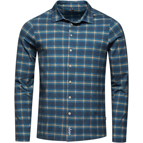 Chillaz Herren Sebastian 2.0 Hemd, Blue-Curry, XXL von Chillaz