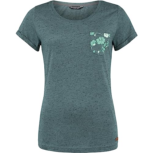 Chillaz Istrien T-Shirt Women, 36/36 Damen, Dark Green Melange von Chillaz