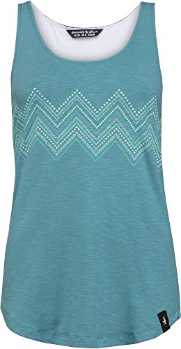 Chillaz Kauai Zigzag Ornament Top Women, 42/42 Damen, Lake Green von Chillaz