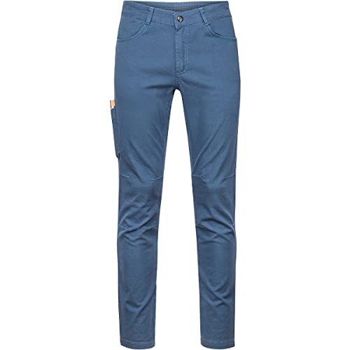 Chillaz M Elias Pant Blau - Robuste elastische Herren Kletterhose, Größe L - Farbe Dark Blue - Blue von Chillaz