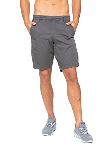 Chillaz M Neo Shorty Grau - Schnelltrocknende Bequeme Herren Klettershorts, Größe L - Farbe Dark Grey von Chillaz