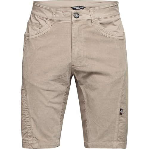 Chillaz M Rofan 2.0 Shorty Beige - Moderne Bequeme Herren Klettershorts, Größe XL - Farbe Dark Sand von Chillaz