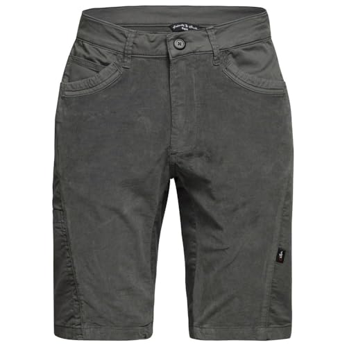Chillaz M Rofan 2.0 Shorty Grau - Moderne Bequeme Herren Klettershorts, Größe S - Farbe Dark Grey von Chillaz