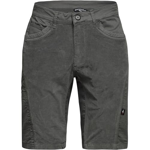 Chillaz M Rofan 2.0 Shorty Grau - Moderne Bequeme Herren Klettershorts, Größe XL - Farbe Dark Grey von Chillaz